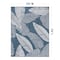 World Rug Gallery Distressed Palm Leaves Textured Flat Weave Indoor/Outdoor Area Rug 5' x 7' Navy 114NAVY5X7 - alternate 5
